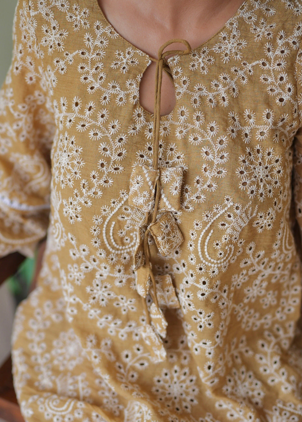 Marigold Cutwork Dress