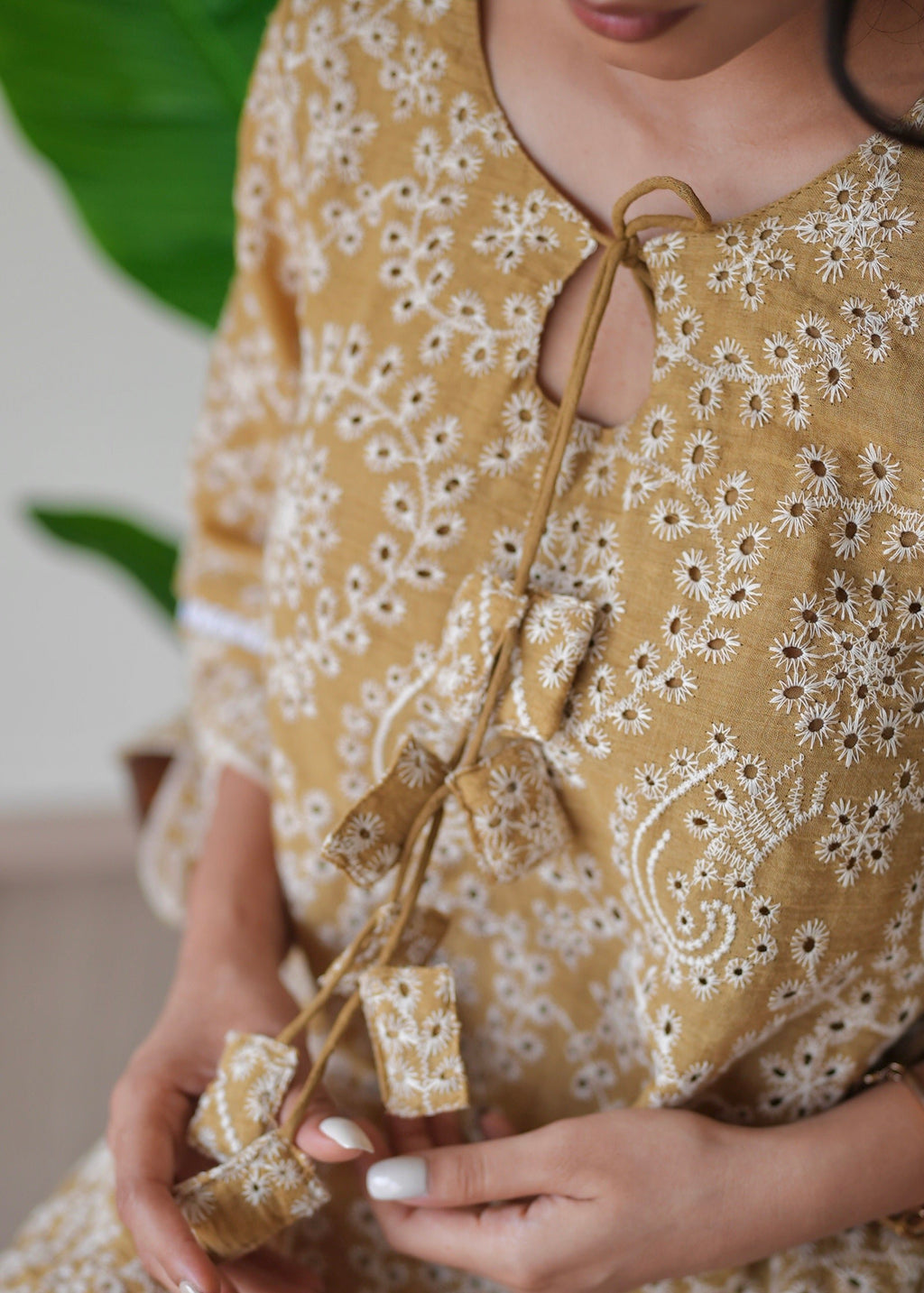 Marigold Cutwork Dress