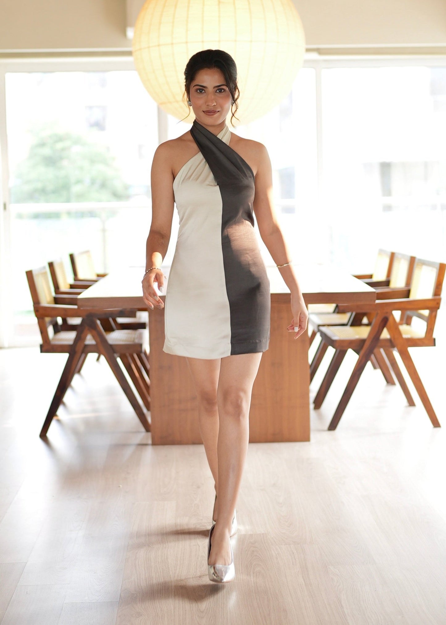 Ash & Ivory Halter Dress