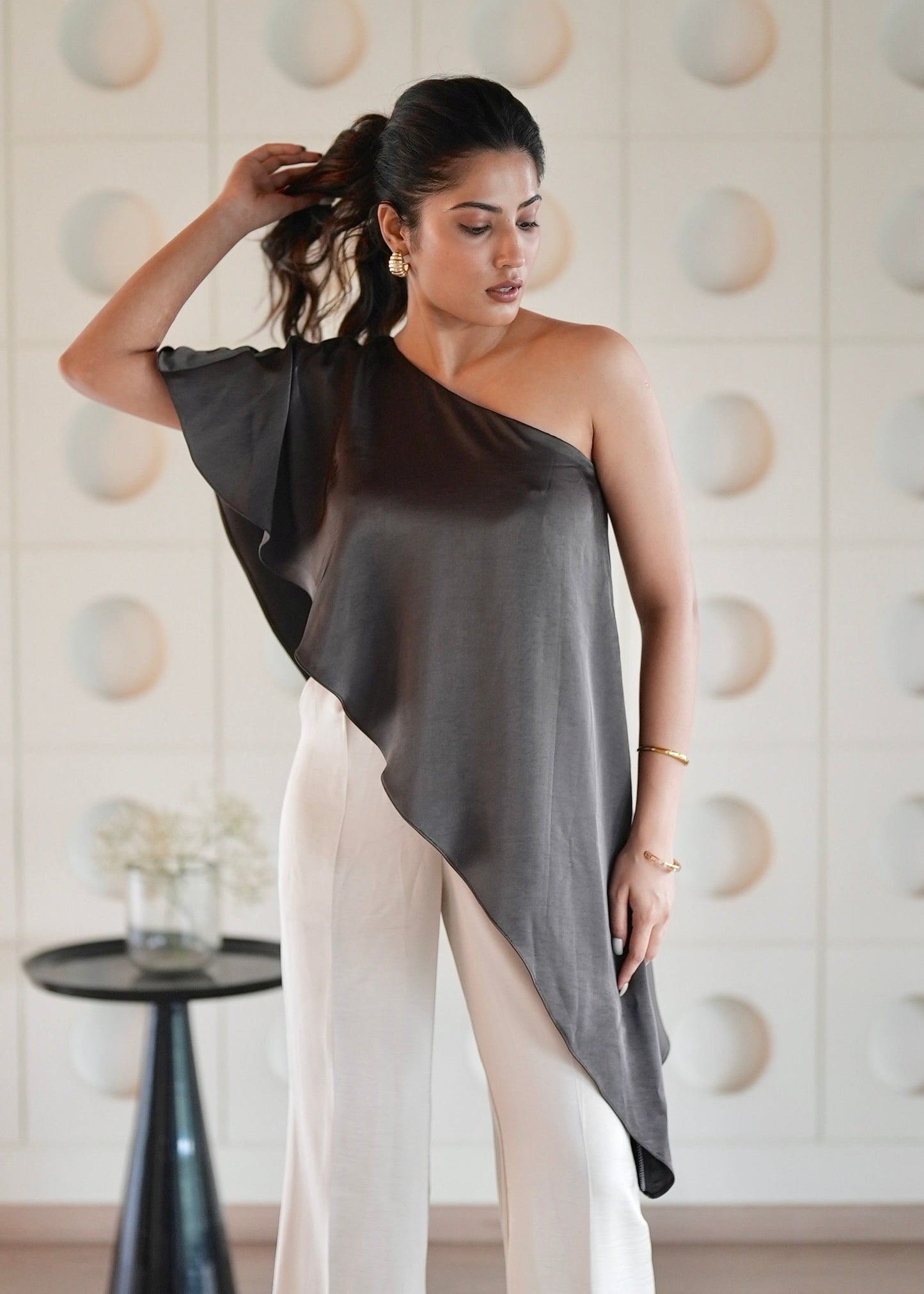 Ash One Shoulder Top