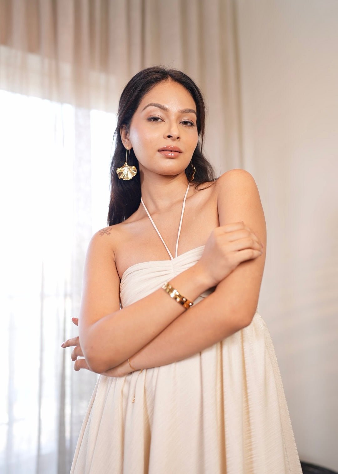 Pearl Gathered Dress