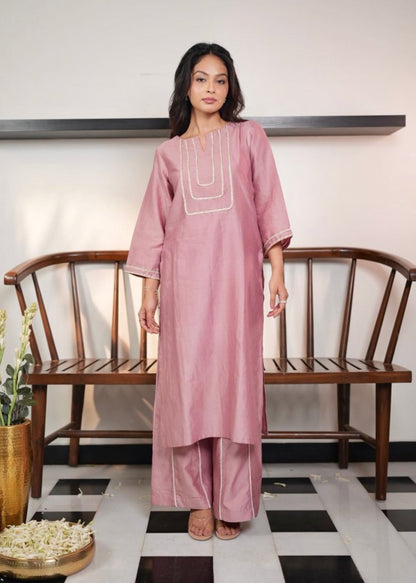 Dusty Rose Kurta Set