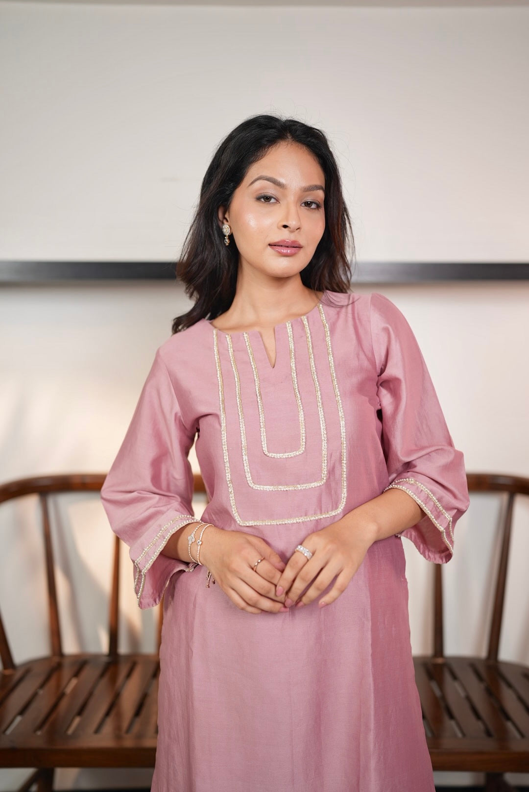 Dusty Rose Kurta Set