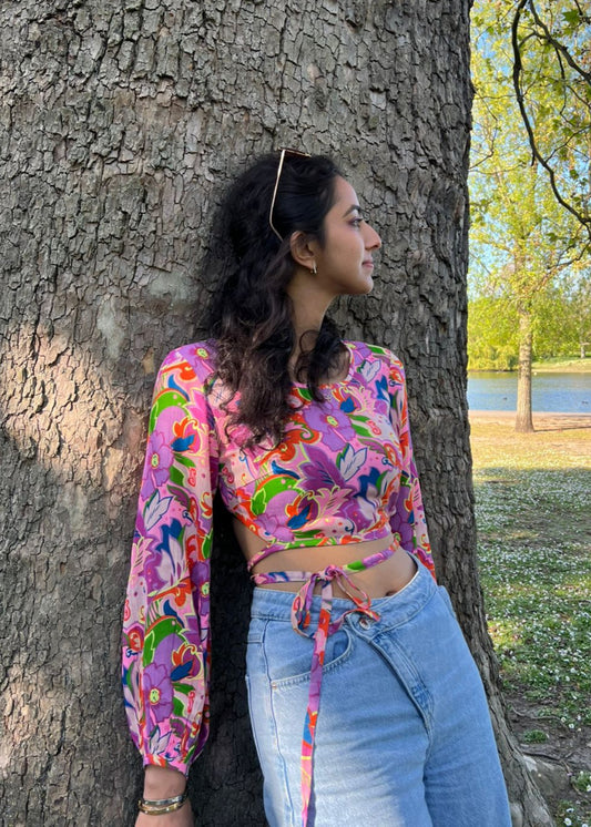 Blush Knot Top