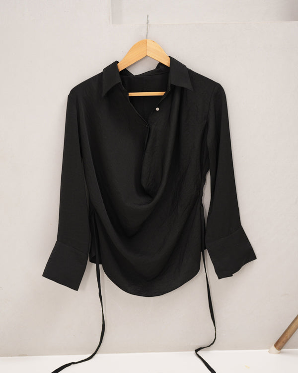 Black Cowl Shirt alternate